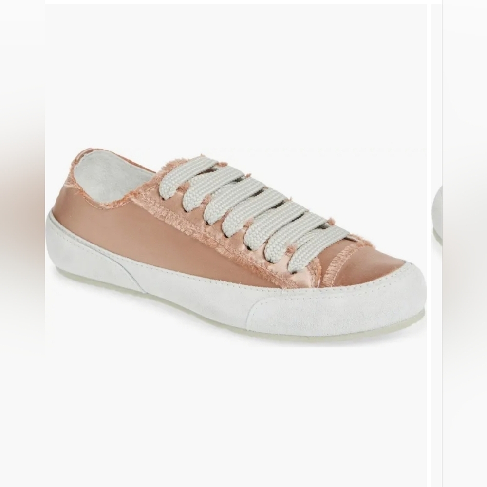Rose Satin Sneakers suede lining - Picture 11 of 12